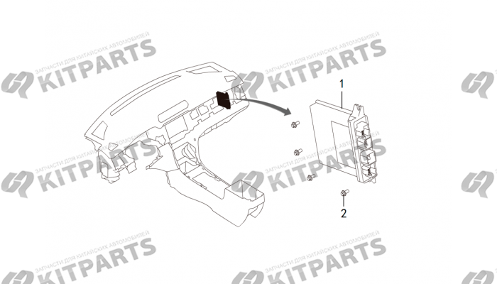 Контроллер объёмных датчиков Haval H2