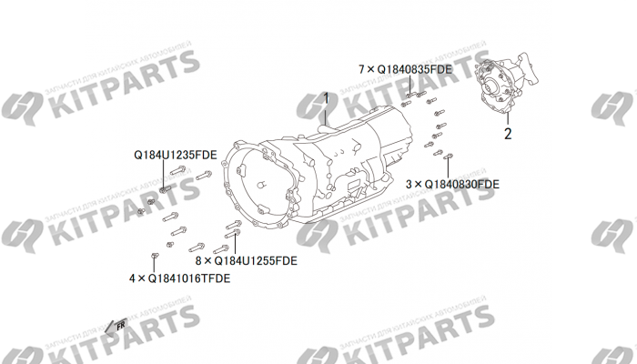 Кпп KW08-15-1 Haval H8