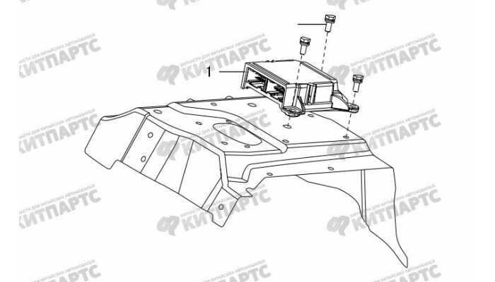 Блок управления подушками безопасности новый салон Great Wall Hover H3