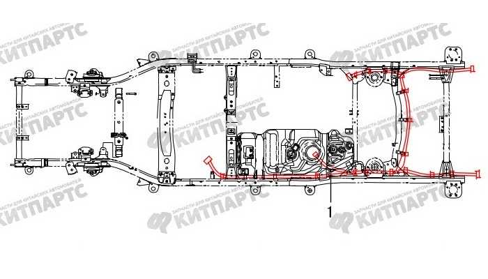 Жгут проводов рамы Great Wall Hover H3 New